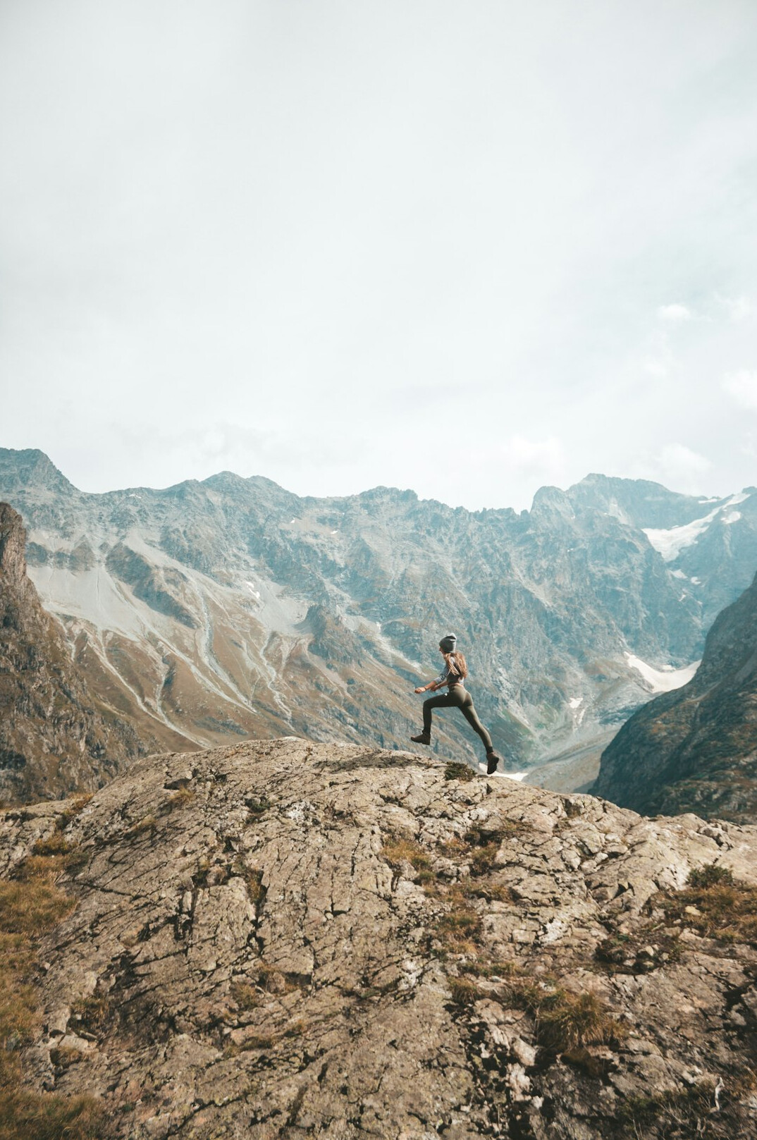 person exercising outdoors